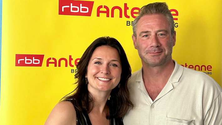 Tina Knop und Sasha bei Antenne Brandenburg