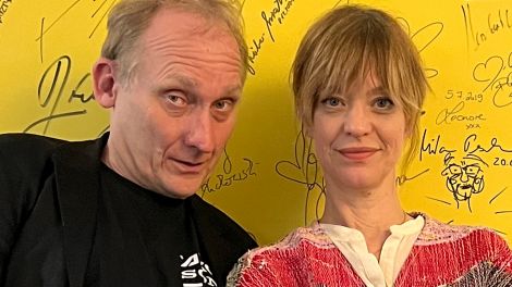 Heike Makatsch und Andreas Flügge, Bild: Antenne Brandenburg