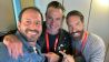 Antenne Morderator René Hausmann mit Sascha Vollmer und Alec Voelkel - The Boss Hoss, Bild: Antenne Brandenburg/René Hausmann