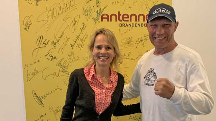 Axel Schulz zu Gast bei Catarina Zanner, Bild: Antenne Brandenburg / Catarina Zanner