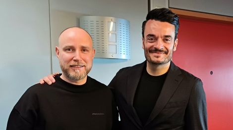 Giovanni Zarrella (r.) und Olaf Kosert, Bild: Antenne Brandenburg