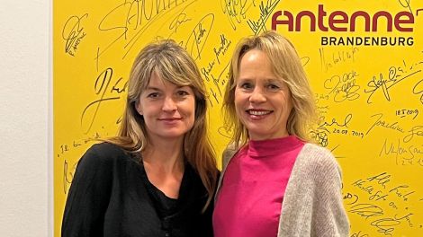 Ina Paule Klink und Catarina Zanner, Bild: Antenne Brandenburg / Catarina Zanner