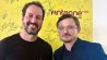 Florian Lukas (r.) und René Hausmann, Bild: Antenne Brandenburg