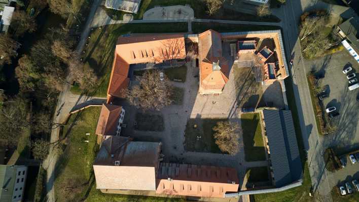 Luftbild Burg Beeskow, Foto: Wolfgang Haas Luftbild Burg Beeskow, Foto: Wolfgang Haas