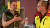 Dr. Andreas Meißner, Geschäftsführer der Stiftung Naturlandschaften, und Raimund Engel, Waldbrandschutzbeauftragter des Landes Brandenburg, Bild: Antenne Brandenburg/M. Zachrau