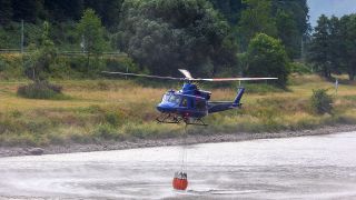 Löschhubschrauber, Archivbild, Bild; imago images/Sylvio Dittrich