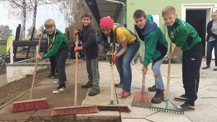 Schippe drauf in Niemegk - gemeinsam gehts besser, Bild: Antenne Brandenburg