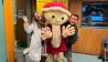 Das Sandmännchen zu Besuch bei Marie Günther und Christofer Hameister im Antenne Studio, Bild: Antenne Brandenburg