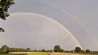 Ein doppelter Regenbogen über Birkwalde, Foto: Anja Neumann