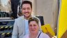 Claudia aus Leegebruch und Christofer Hameister beim Erntefest in Kremmen, Bild: Hörerfoto via Studionachricht