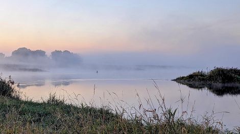 Sonntagmorgen an der Oder bei Lebus , Hörerfoto von Uwe Brüning aus Küstriner Vorland