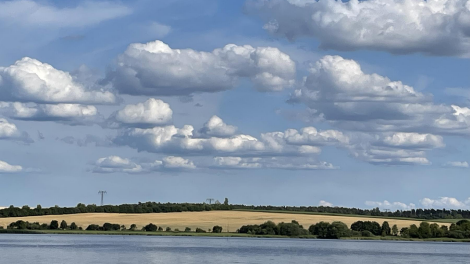 Wolken über Brandenburg, Foto: Kerstin Panzner aus Brandenburg über die Antenne-Studio-App - 26.07.2023