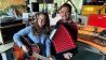 Marie Günther und Christofer Hameister musizieren im Studio mit den Hörern, Bild: Antenne Brandenburg