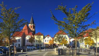 Marktplatz der Stadt Calau in der NIederlausitz (Quelle: imago stock&people)
