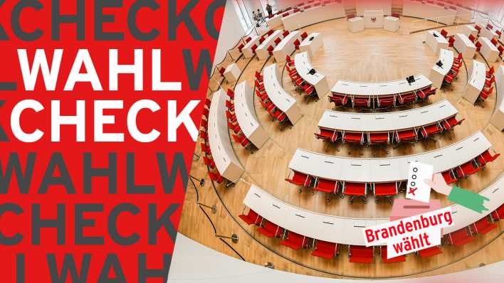 Plenarsaal im Landtag Brandenburg (Quelle: dpa/Hirschberger/rbb|24)